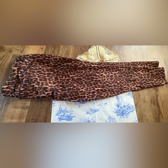 Lisa Rinna Collection QVC Leopard Print Women's Pants 18W RHBH Animal 🦒 - Picture 3 of 6